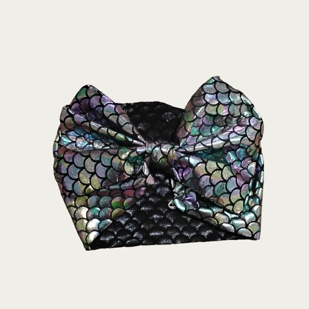 Children's Mermaid Scale Bow Headband